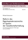 Image for Reform Des Eigenkapitalersatzrechts Im System Der Gesellschafterhaftung