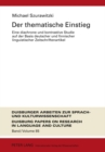 Image for Der Thematische Einstieg : Eine Diachrone Und Kontrastive Studie Auf Der Basis Deutscher Und Finnischer Linguistischer Zeitschriftenartikel