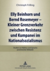 Image for Elly Beinhorn Und Bernd Rosemeyer - Kleiner Grenzverkehr Zwischen Resistenz Und Kumpanei Im Nationalsozialismus