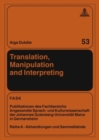 Image for Translation, Manipulation and Interpreting