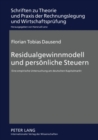 Image for Residualgewinnmodell Und Persoenliche Steuern