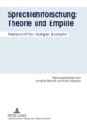 Image for Sprachlehrforschung: Theorie und Empirie