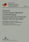 Image for Festschrift 25 Jahre Deutsch-Spanische Juristenvereinigung / Conmemoracion de la Asociacion Hispano-Alemana de Juristas