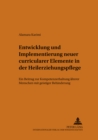 Image for Entwicklung Und Implementierung Neuer Curricularer Elemente in Der Heilerziehungspflege