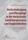 Image for Hochschulzugang Und Uebergaenge in Der Hochschule: Selektionsprozesse Und Ungleichheiten