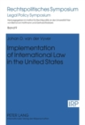 Image for Implementation of International Law in the United States