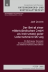 Image for Der Beirat Einer Mittelstaendischen Gmbh ALS Instrument Guter Unternehmensfuehrung