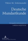 Image for Deutsche Mundartkunde
