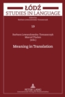 Image for Meaning in Translation