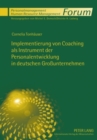 Image for Implementierung Von Coaching ALS Instrument Der Personalentwicklung in Deutschen Großunternehmen