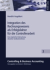 Image for Integration Des Rechnungswesens ALS Erfolgsfaktor Fuer Die Controllerarbeit