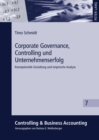 Image for Corporate Governance, Controlling Und Unternehmenserfolg
