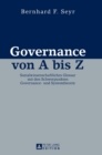 Image for Governance von A bis Z
