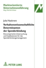 Image for Verhaltenswissenschaftliche Determinanten Der Spenderbindung