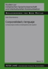 Image for Corporalidad Y Lenguaje : La Fraseologia Somatica Metalingueistica del Espanol