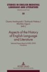Image for Aspects of the History of English Language and Literature : Selected Papers Read at SHELL 2009, Hiroshima