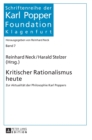 Image for Kritischer Rationalismus heute : Zur Aktualitaet der Philosophie Karl Poppers