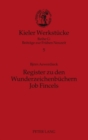 Image for Register Zu Den Wunderzeichenbuechern Job Fincels