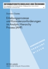 Image for Erhebungsprozesse Und Konsistenzanforderungen Im Analytic Hierarchy Process (Ahp)