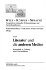 Image for Literatur Und Die Anderen Medien : Romanistik in Freiburg - Eine Zwischenbilanz