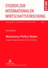 Image for Monetary Policy Rules