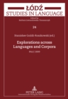 Image for Explorations across Languages and Corpora : PALC 2009