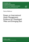 Image for Essays on International Asset Management: Evidence for Developed West and Emerging East