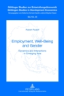 Image for Employment, Well-Being and Gender