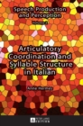 Image for Articulatory Coordination and Syllable Structure in Italian