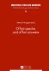 Image for Of fair speche, and of fair answere