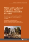 Image for Militaer Und Gesellschaft in Preußen - Quellen Zur Militaersozialisation 1713-1806