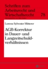 Image for Agb-Korrektur in Dauer- Und Langzeitschuldverhaeltnissen