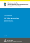 Image for Fair Value Accounting : Implications for Users of Financial Statements