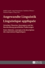 Image for Angewandte Linguistik / Linguistique appliqu?e