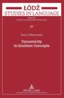 Image for Dynamicity in Emotion Concepts