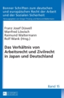 Image for Das Verhaeltnis von Arbeitsrecht und Zivilrecht in Japan und Deutschland