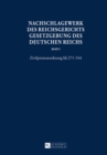 Image for Nachschlagewerk Des Reichsgerichts - Gesetzgebung Des Deutschen Reichs : Zivilprozessordnung  271-544