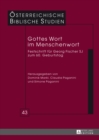 Image for Gottes Wort Im Menschenwort : Festschrift Fuer Georg Fischer Sj Zum 60. Geburtstag