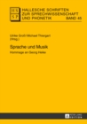 Image for Sprache Und Musik : Hommage an Georg Heike