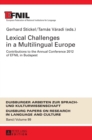 Image for Lexical Challenges in a Multilingual Europe