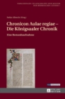 Image for Chronicon Aulae regiae - Die Koenigsaaler Chronik : Eine Bestandsaufnahme
