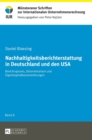 Image for Nachhaltigkeitsberichterstattung in Deutschland und den USA : Berichtspraxis, Determinanten und Eigenkapitalkostenwirkungen