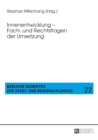 Image for Innenentwicklung - Fach- Und Rechtsfragen Der Umsetzung
