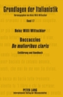 Image for Boccaccios De mulieribus claris : Einfuehrung und Handbuch