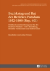 Image for Bezirkstag Und Rat Des Bezirkes Potsdam 1952-1990 (Rep. 401)