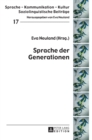 Image for Sprache der Generationen : 2., aktualisierte Auflage