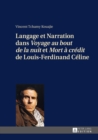 Image for Langage Et Narration Dans «Voyage Au Bout de la Nuit» Et «Mort A Credit» de Louis-Ferdinand Celine