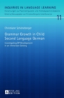 Image for Grammar Growth in Child Second Language German