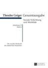 Image for Die Soziale Herkunft Der Daenischen Studenten : Theodor Geiger Gesamtausgabe- Abteilung IV: Soziale Schichtung Und Mobilitaet- Band 4
