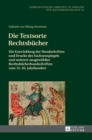 Image for Die Textsorte Rechtsbuecher